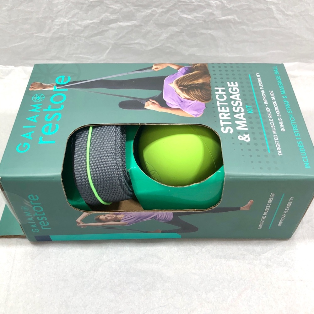 GAIAM RESTORE STRETCH & MASSAGE KIT - Picture 4 of 10